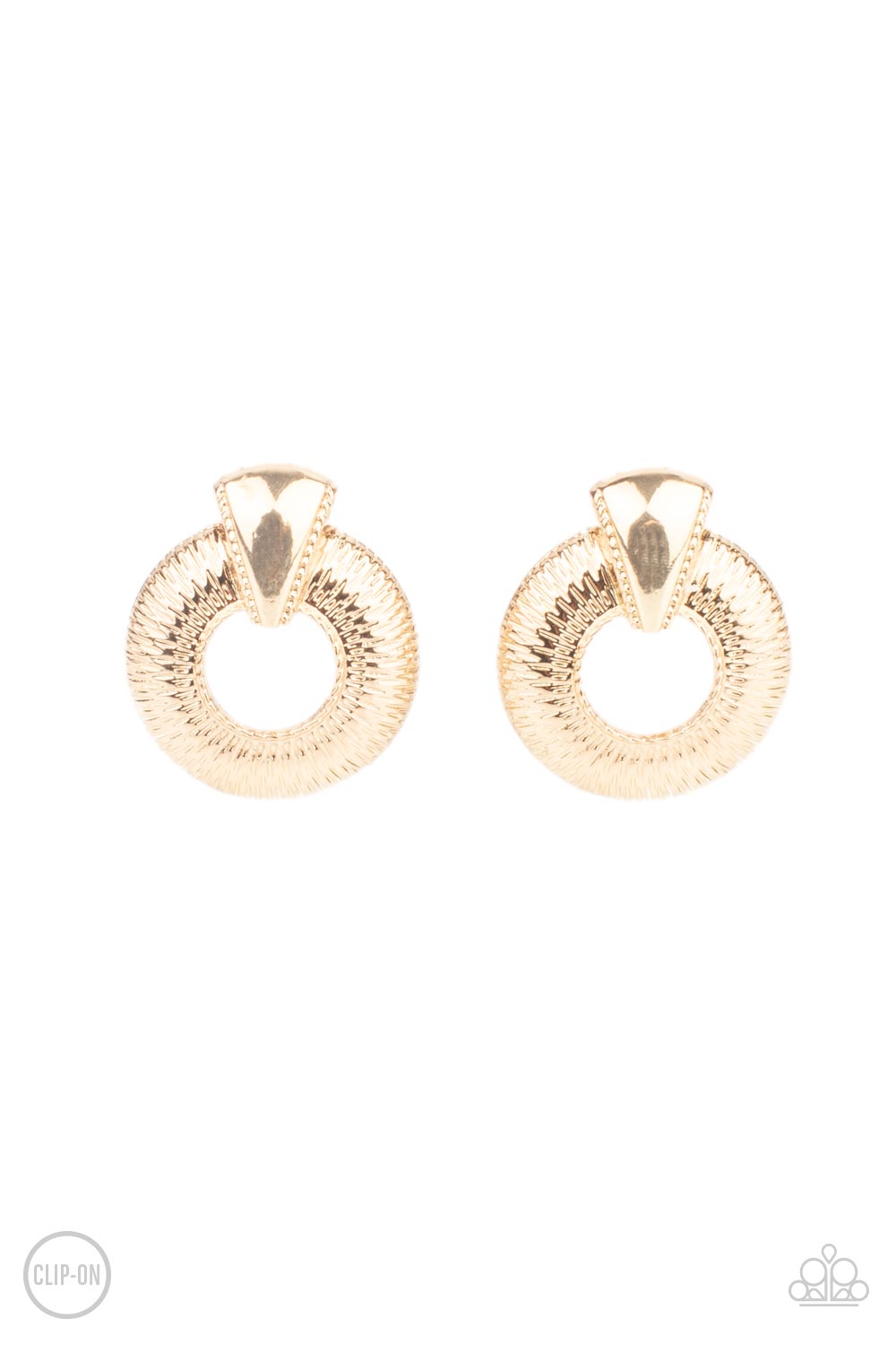 Paparazzi Accessories - Industrial Innovator - Gold Earring