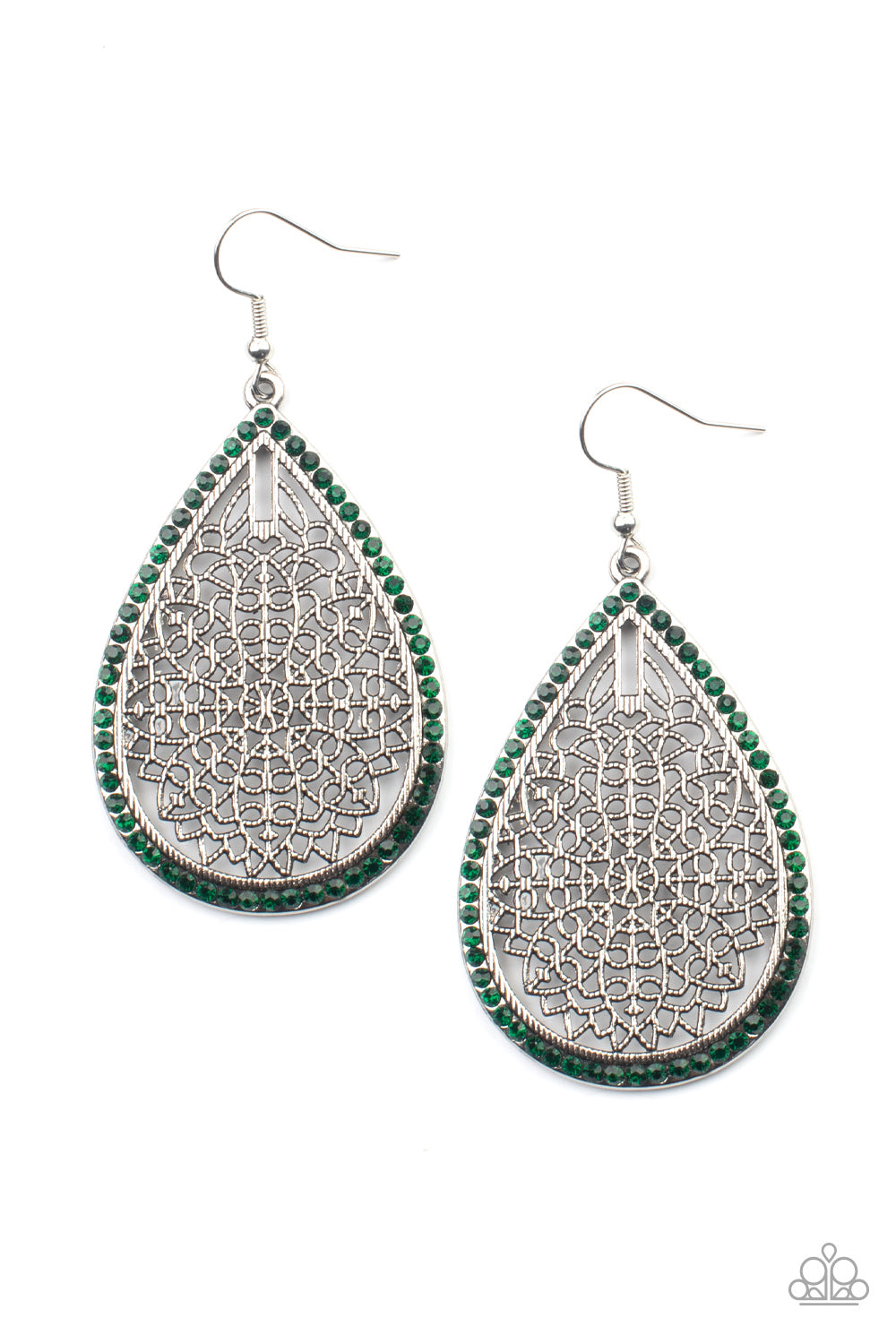 Paparazzi Accessories - Fleur de Fantasy - Green Earring