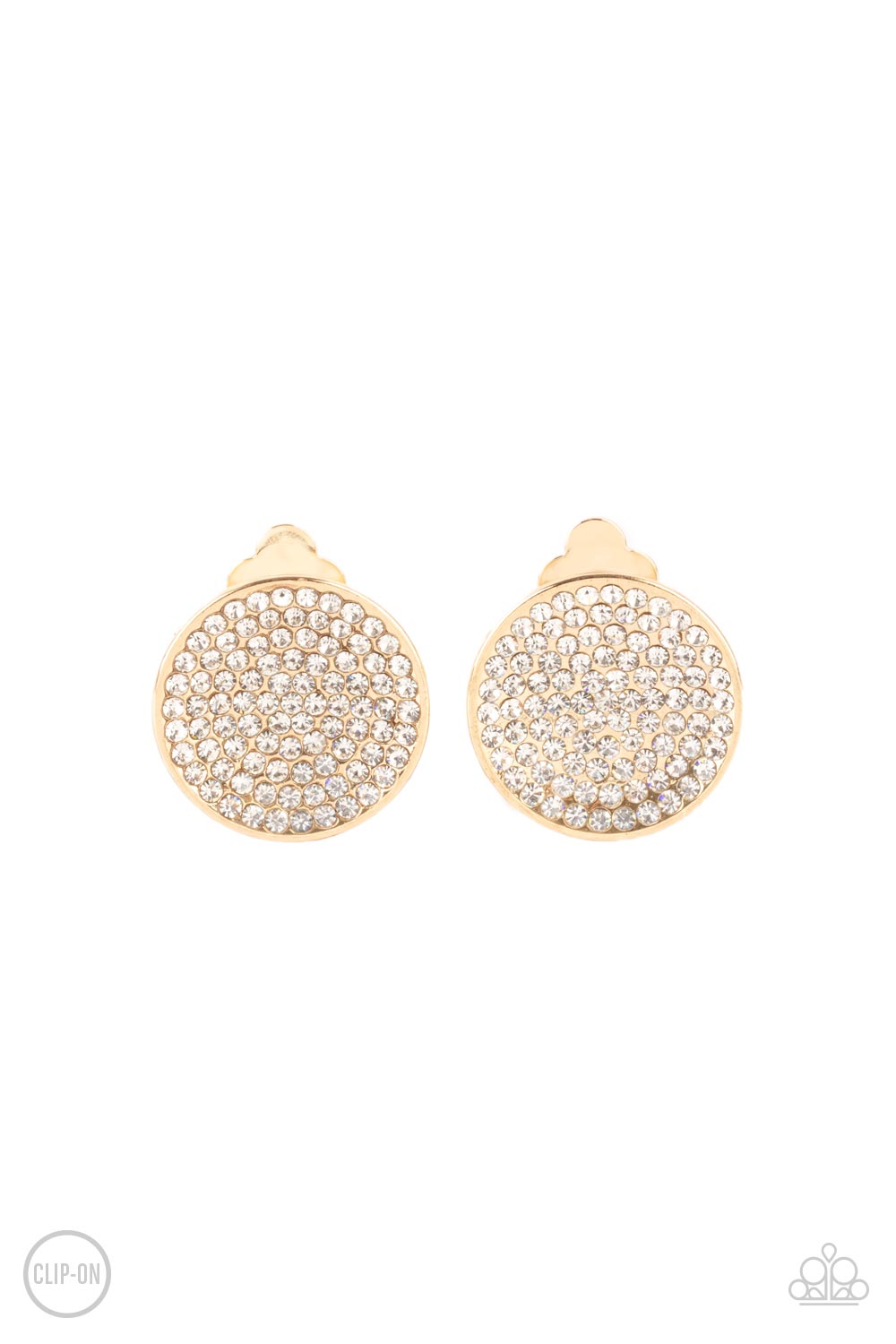 Paparazzi Accessories - Drama on Demand - Gold Earrings