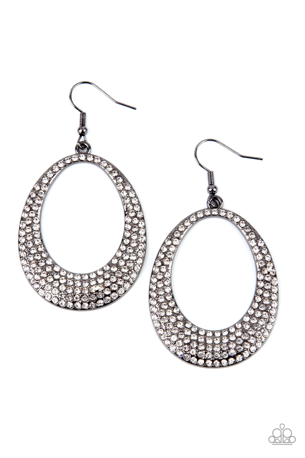 Paparazzi Accessories - Storybook Bride - Black Earring