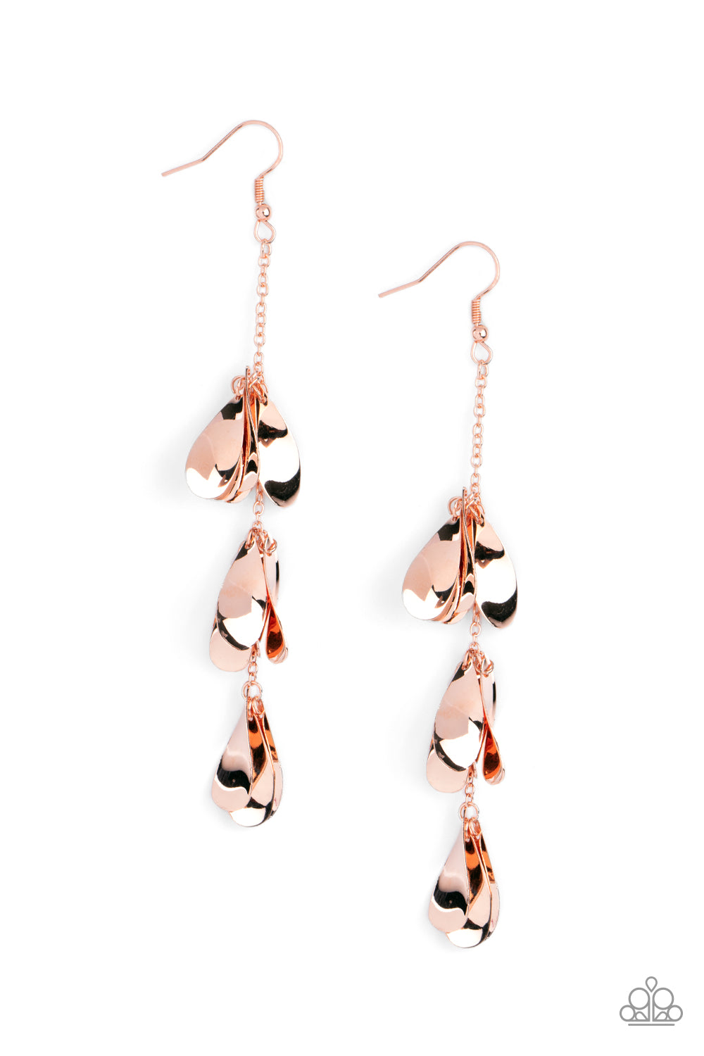 Paparazzi Accessories - Arrival CHIME - Copper Earring