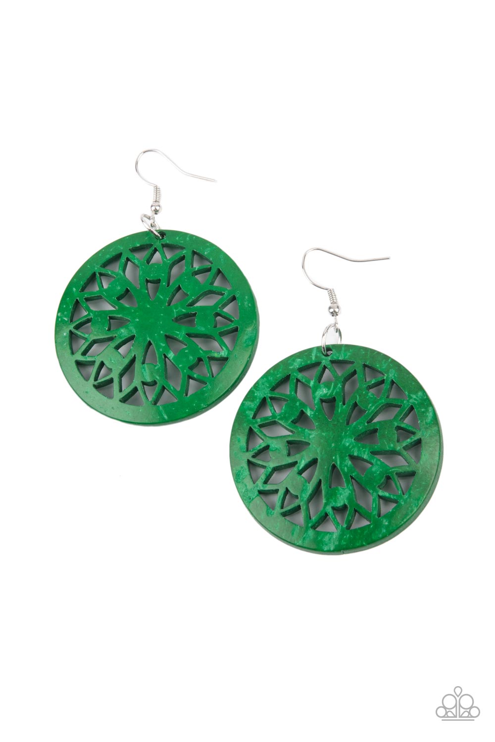 Paparazzi Accessories - Ocean Canopy - Green Earring