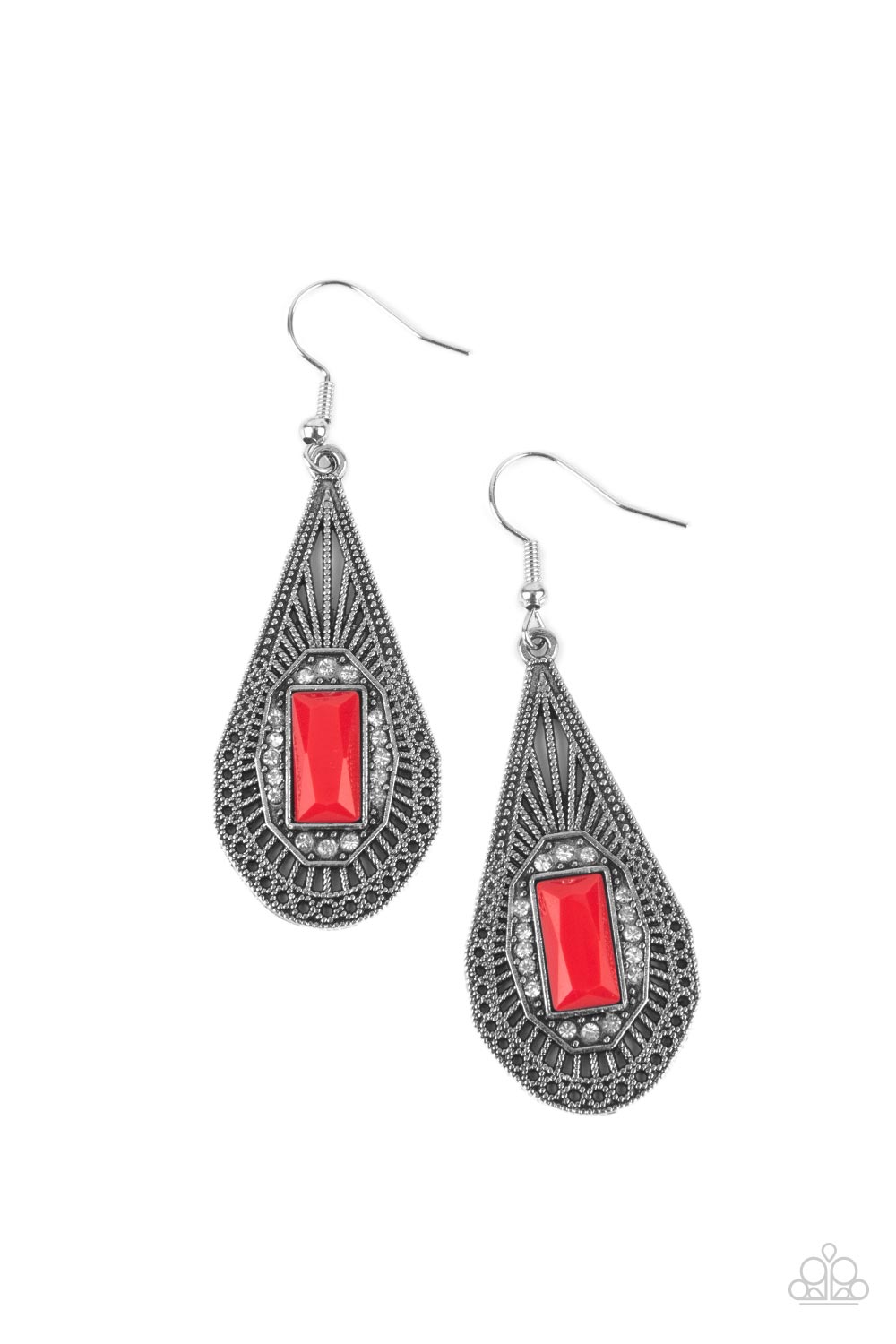 Paparazzi Accessories - Deco Dreaming - Red Earring