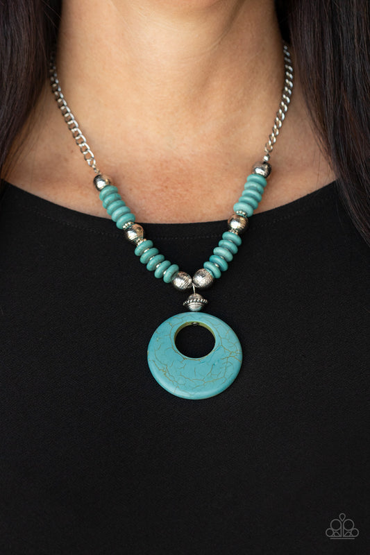 Paparazzi Accessories - Oasis Goddess - Blue Necklace