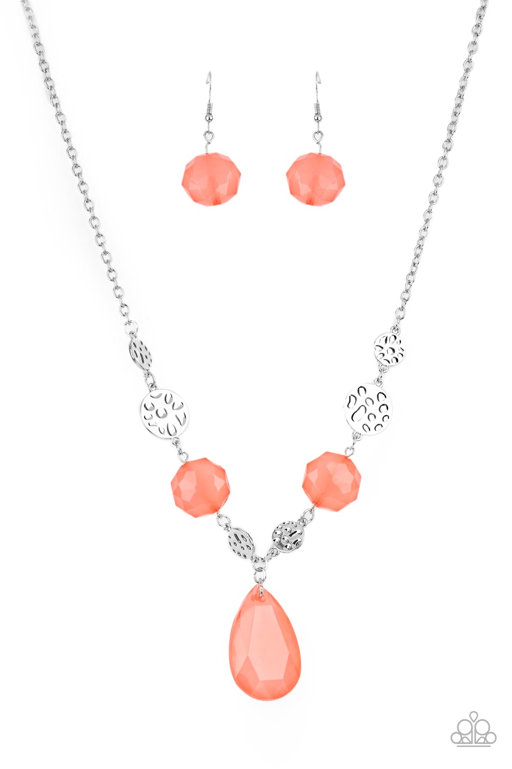 Paparazzi Accessories - DEW What You Wanna DEW - Orange Necklace