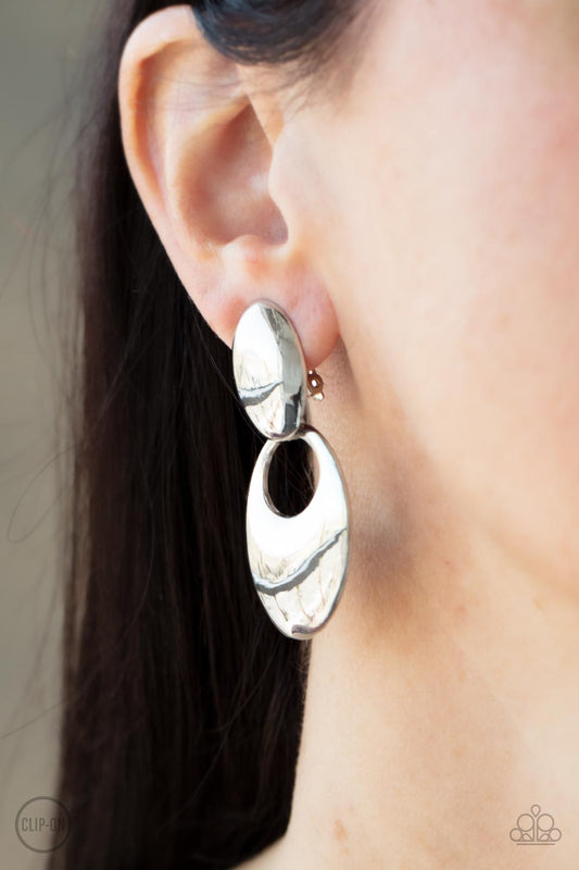 Paparazzi Accessories - Urban Artistry - Silver Earring