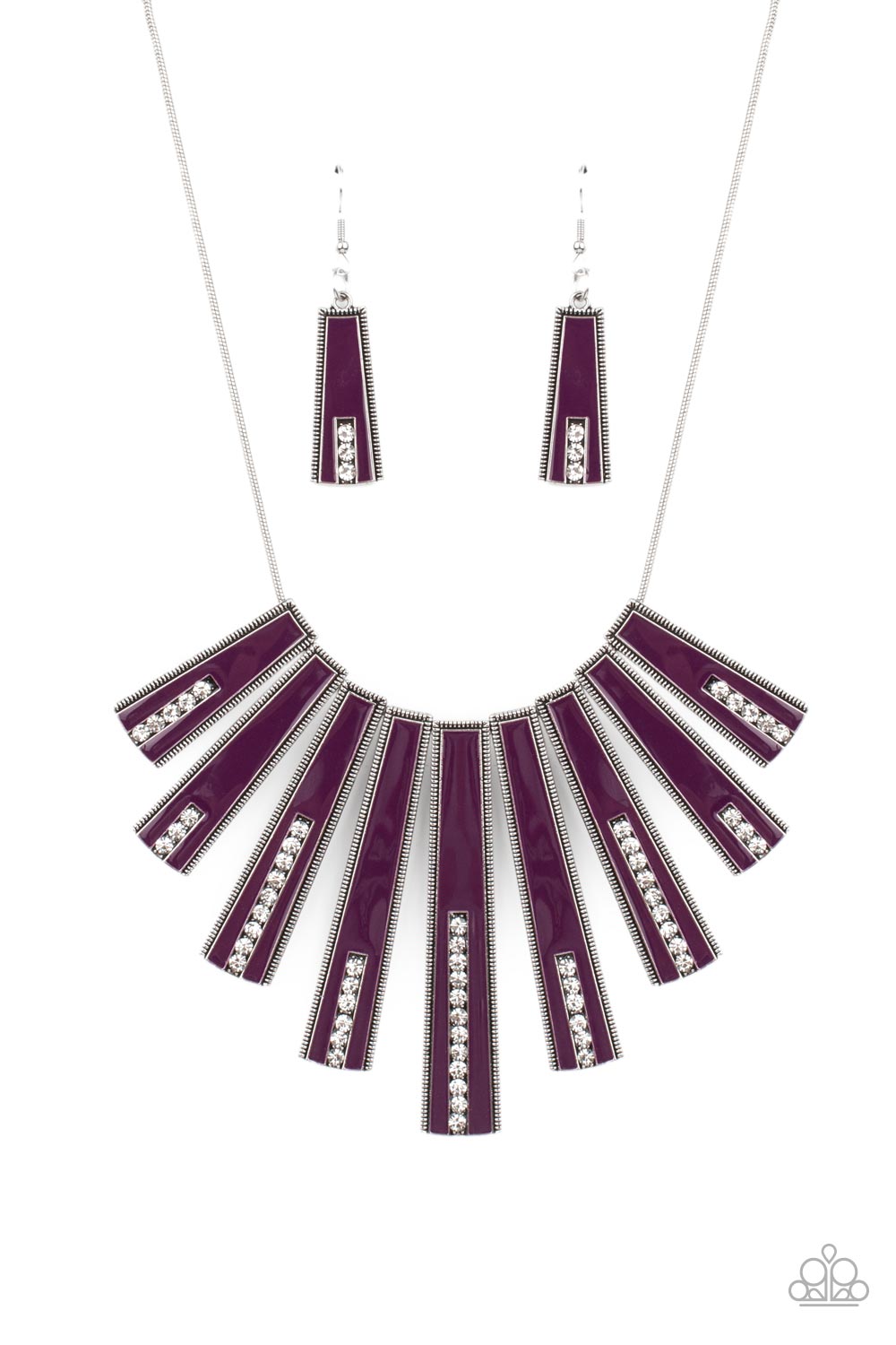 Paparazzi Accessories - FAN-tastically Deco - Purple Necklace