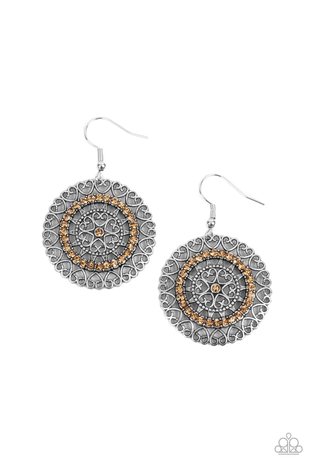 Paparazzi Accessories - Fairytale Finale - Brown Earring