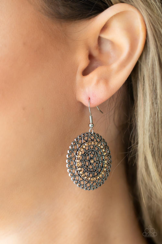 Paparazzi Accessories - Fairytale Finale - Brown Earring