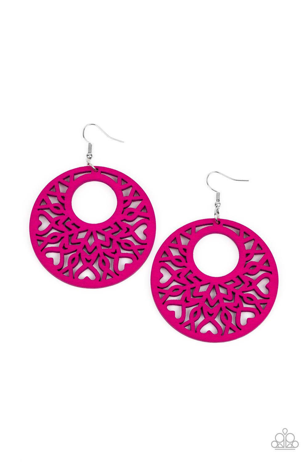 Paparazzi Accessories - Tropical Reef - Pink Earring