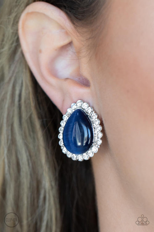 Paparazzi Accessories - Downright Demure - Blue Earring