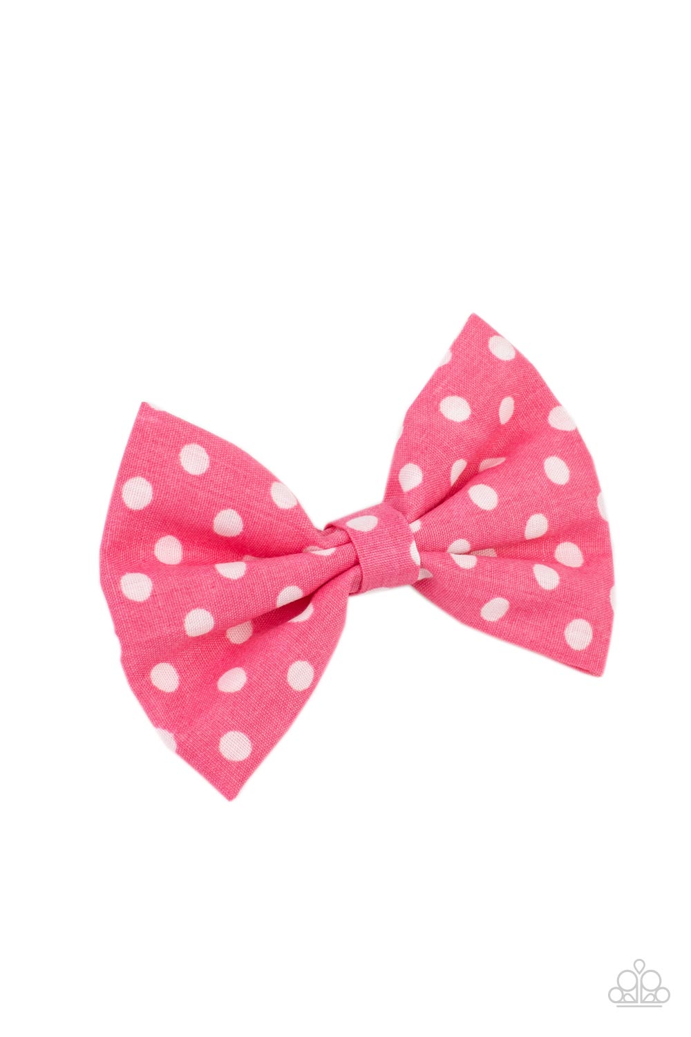 Paparazzi Accessories - Polka Dot Delight - Pink Hair Clip