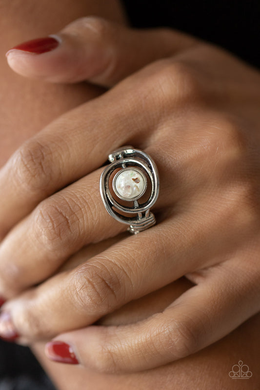 Paparazzi Accessories - Celestial Karma - White Ring