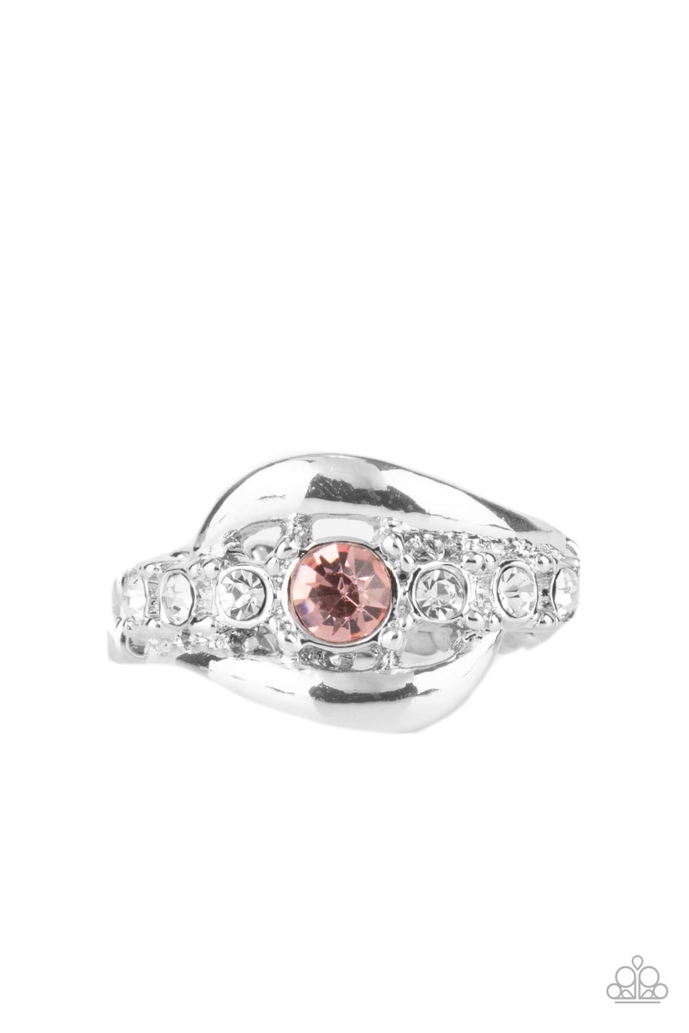 Paparazzi Accessories - Graceful Gallantry - Pink Ring