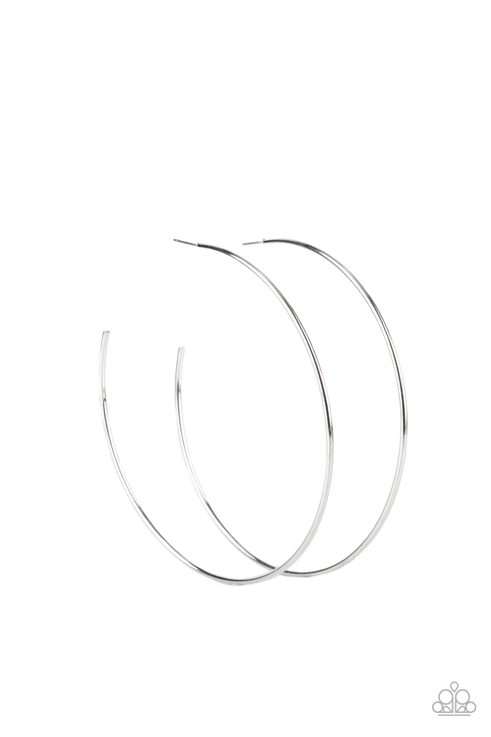 Paparazzi Accessories - Colossal Couture - Silver Earring