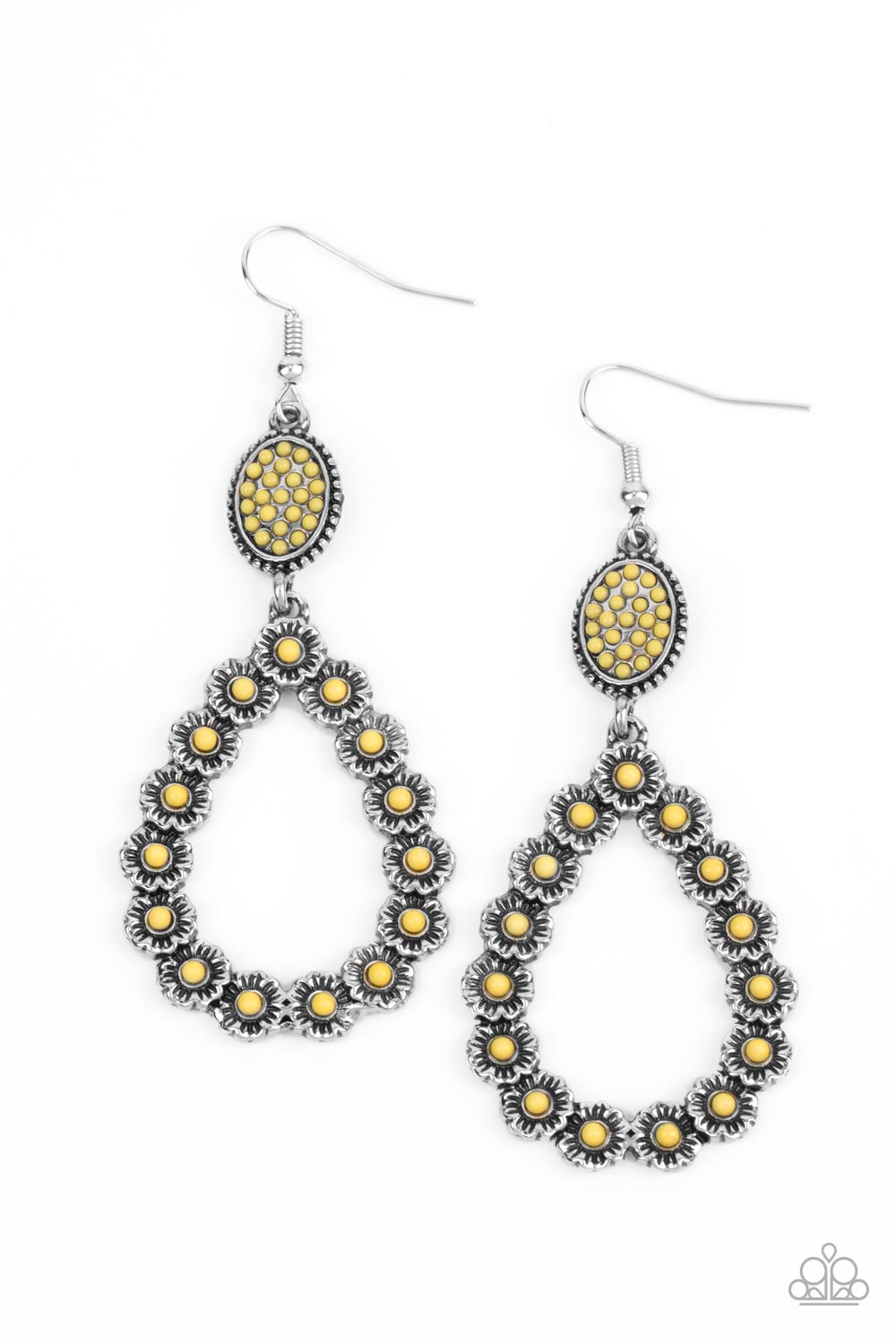 Paparazzi Accessories - Farmhouse Fashion Show - Yellow Earring
