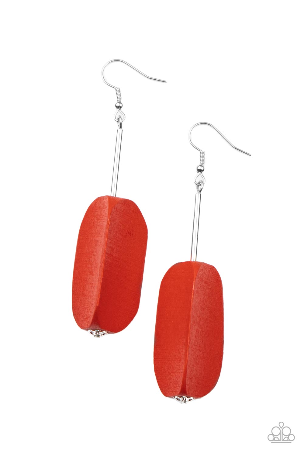 Paparazzi Accessories - Tamarack Trail - Red Earring