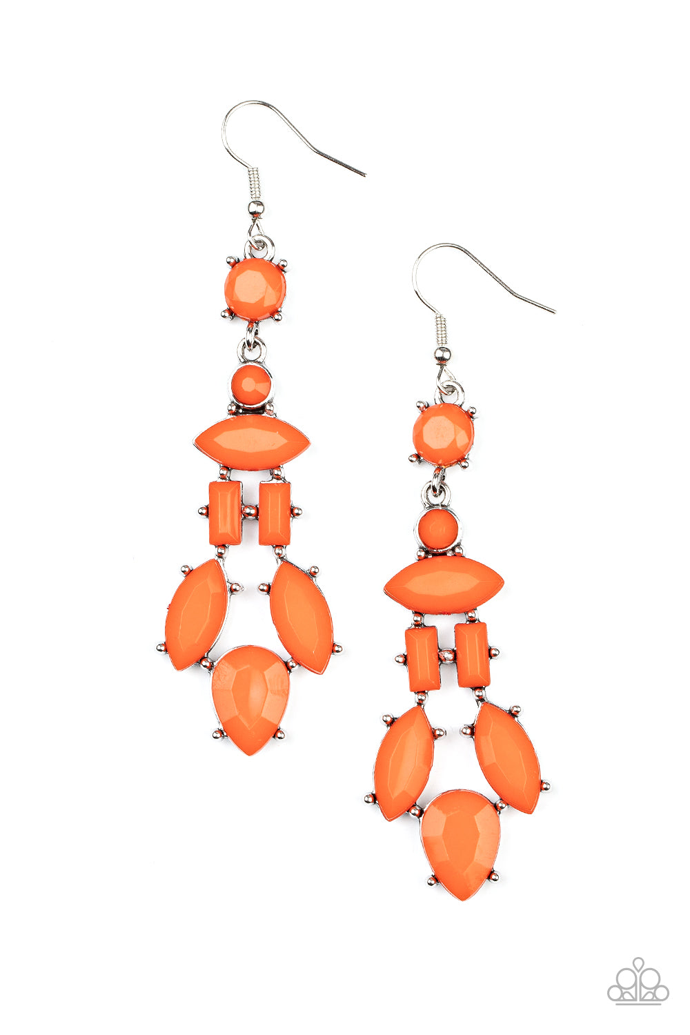 Paparazzi Accessories - Visually Vivacious - Orange Earring