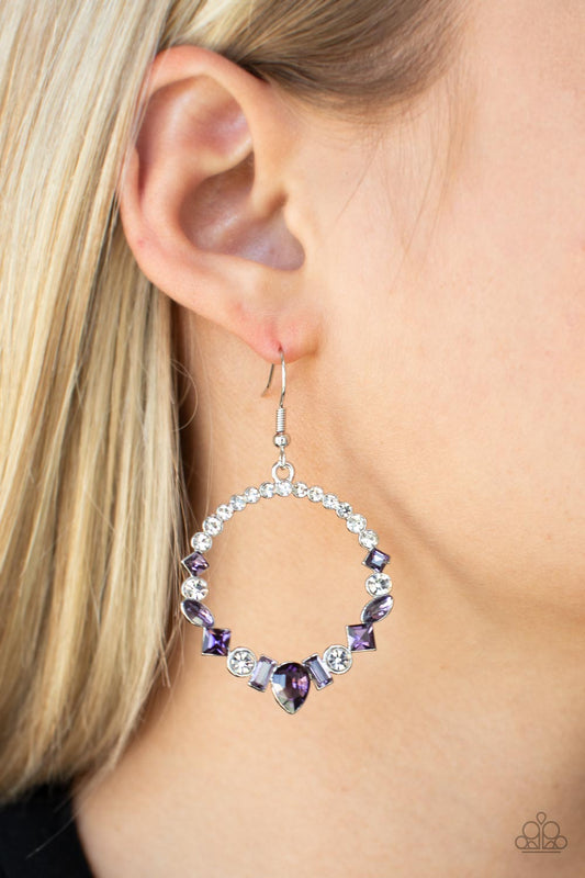 Paparazzi Accessories - Revolutionary Refinement - Purple Earrings