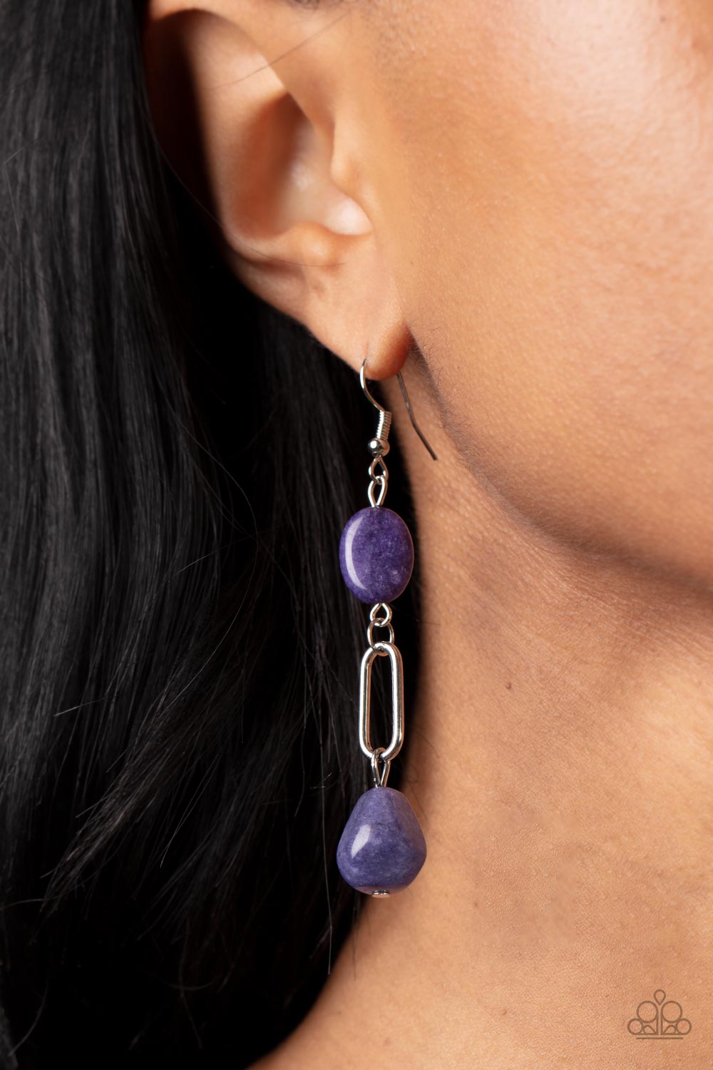 Paparazzi Accessories - Stone Apothecary - Purple Earring