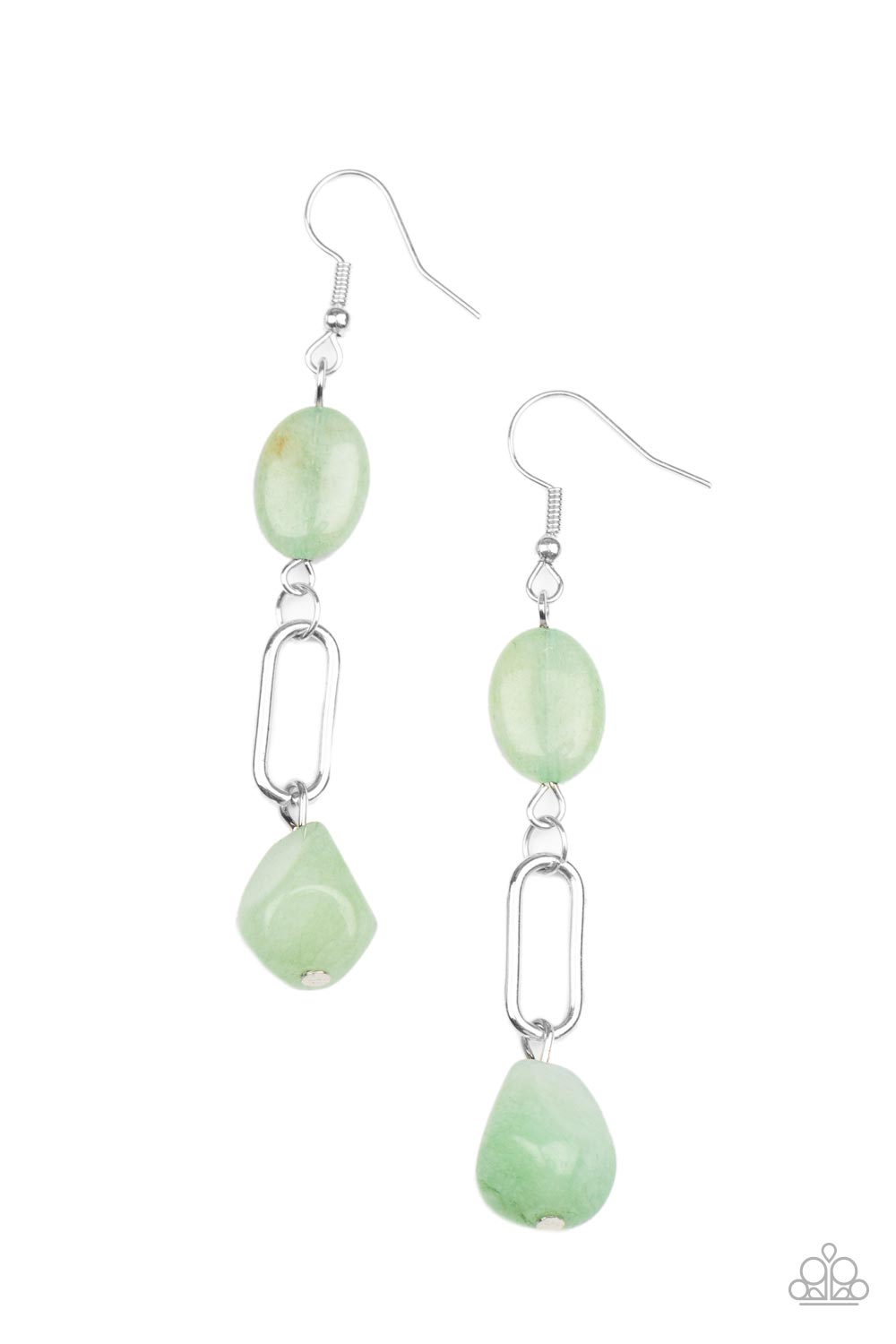 Paparazzi Accessories - Stone Apothecary - Green Earring