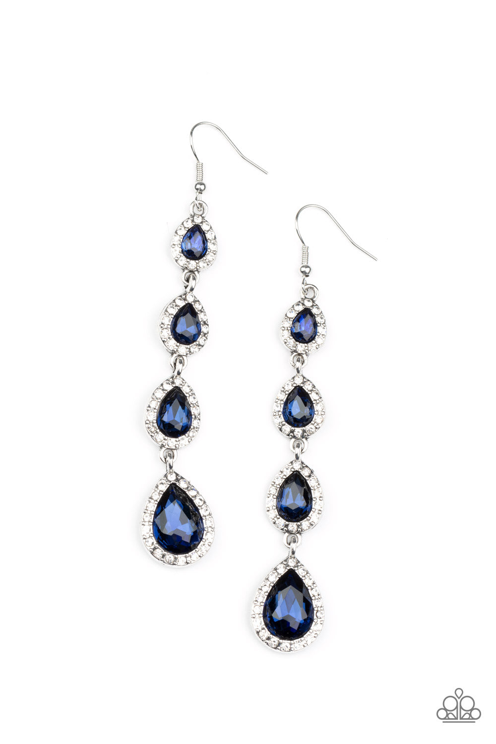 Paparazzi Accessories - Confidently Classy - Blue Earring