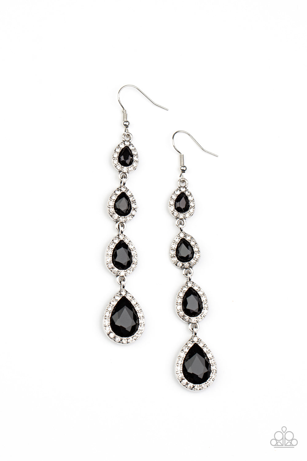 Paparazzi Accessories - Confidently Classy - Black Earring