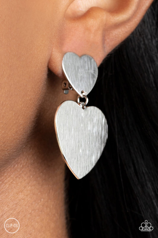 Paparazzi Accessories - Cowgirl Crush - Silver Earring