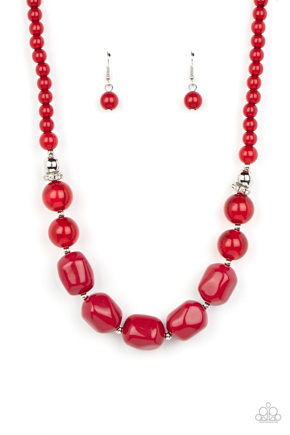 Paparazzi Accessories - Ten Out of TENACIOUS - Red Necklace