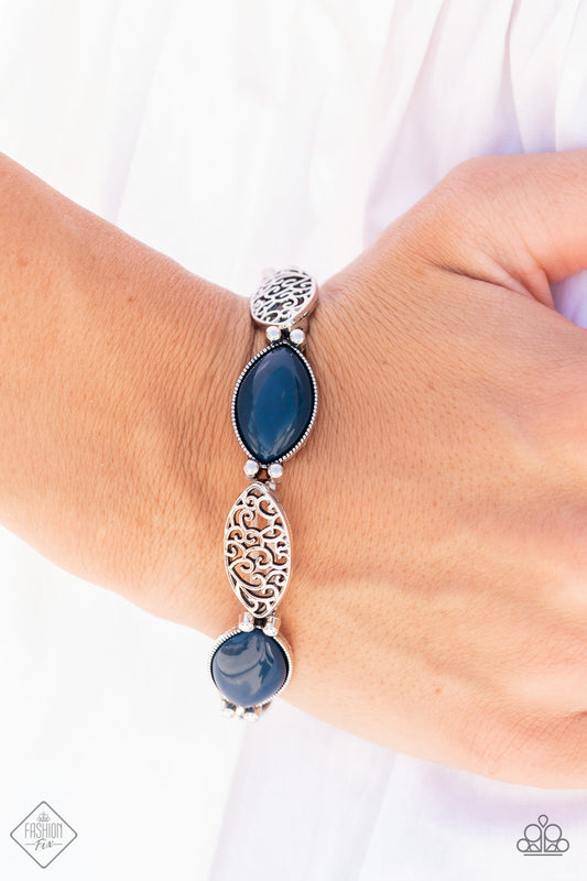 Paparazzi Accessories - Garden Rendezvous - Blue Bracelet