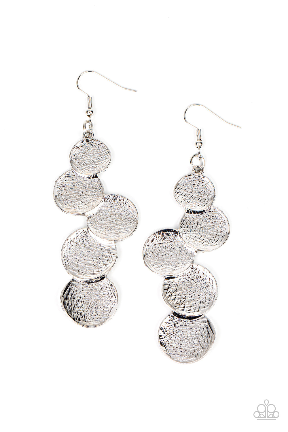 Paparazzi Accessories - Token Gesture - Silver Earring