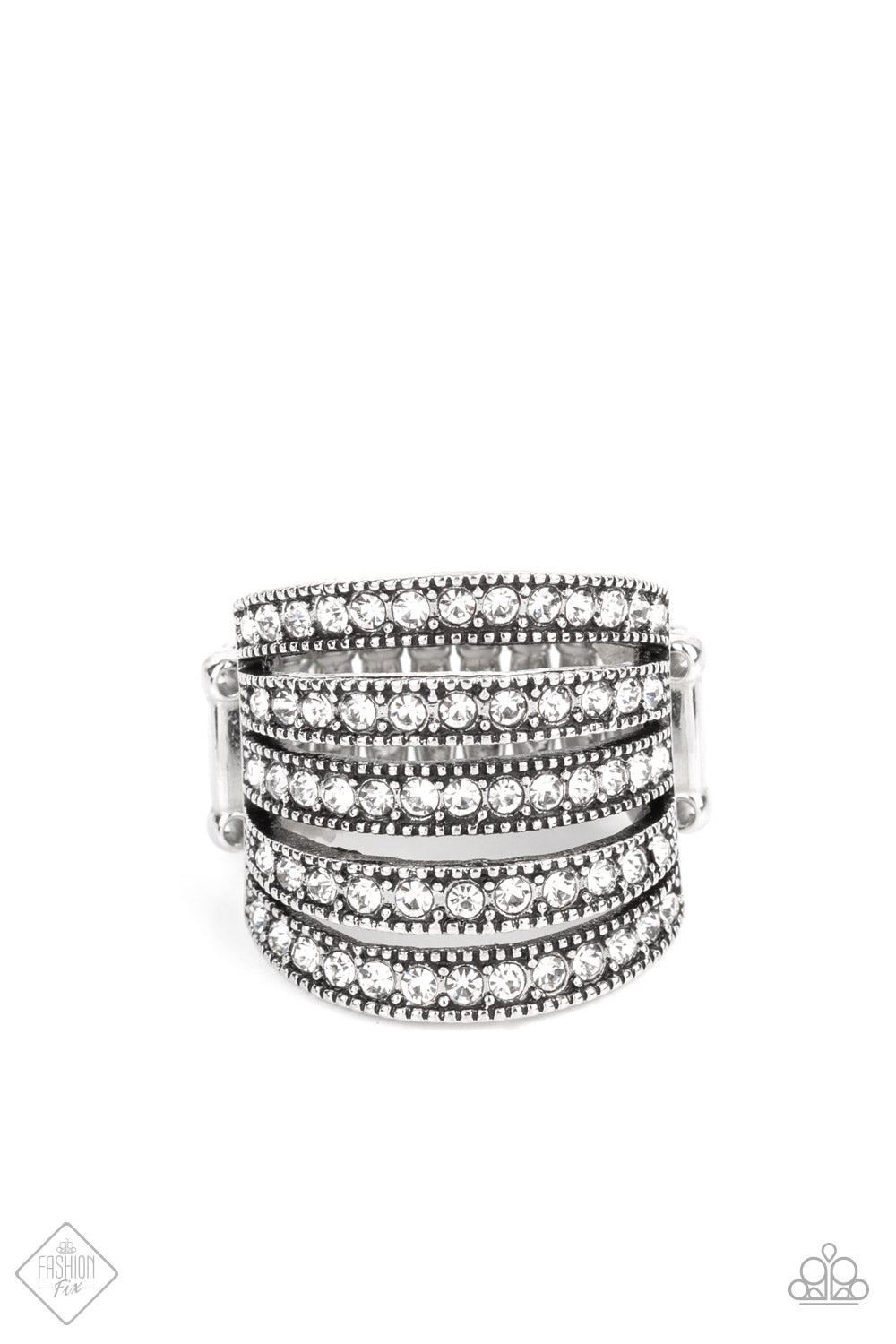 Paparazzi Accessories - Empirical Sparkle - White Ring