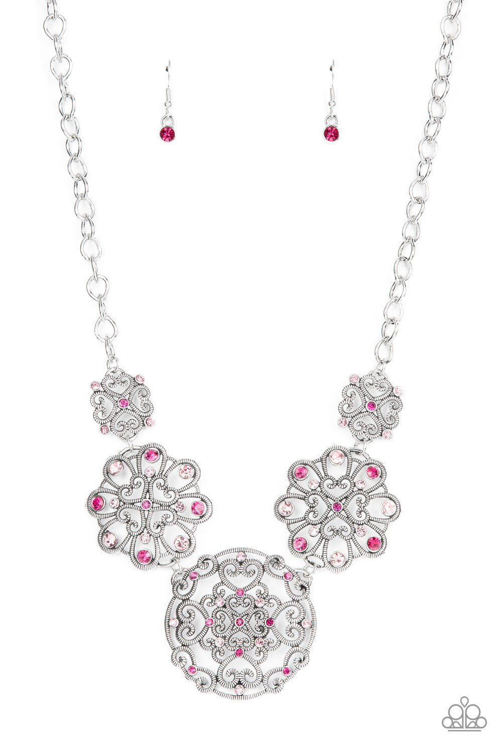 Paparazzi Accessories - Royally Romantic - Pink Necklace