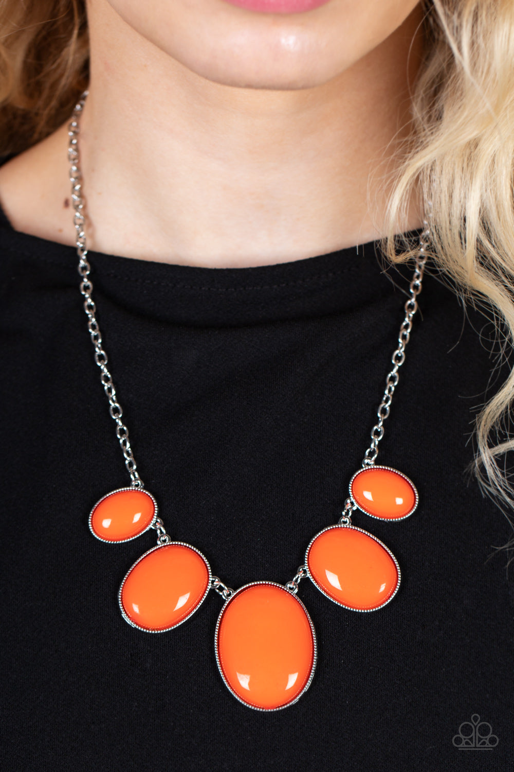 Paparazzi Accessories - Vivacious Vanity - Orange Necklace