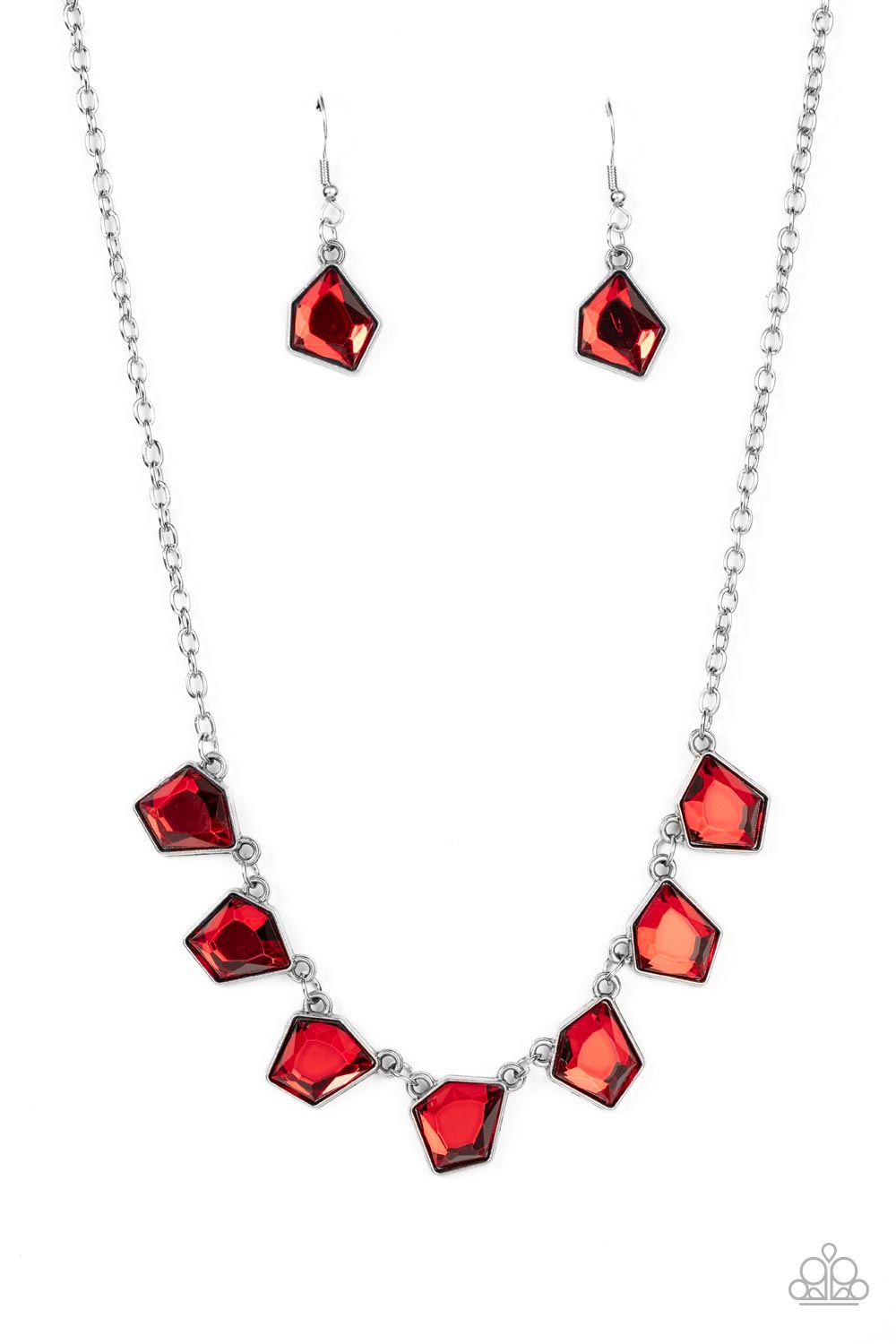 Paparazzi Accessories - Experimental Edge - Red Necklace