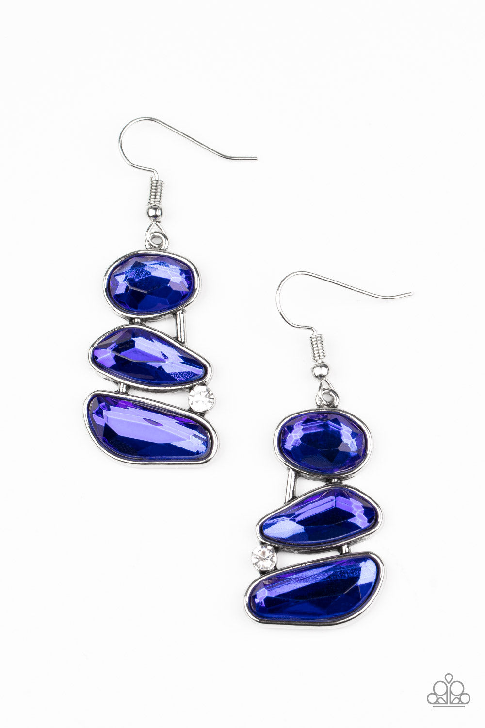 Paparazzi Accessoories - Gem Galaxy - Blue Earring