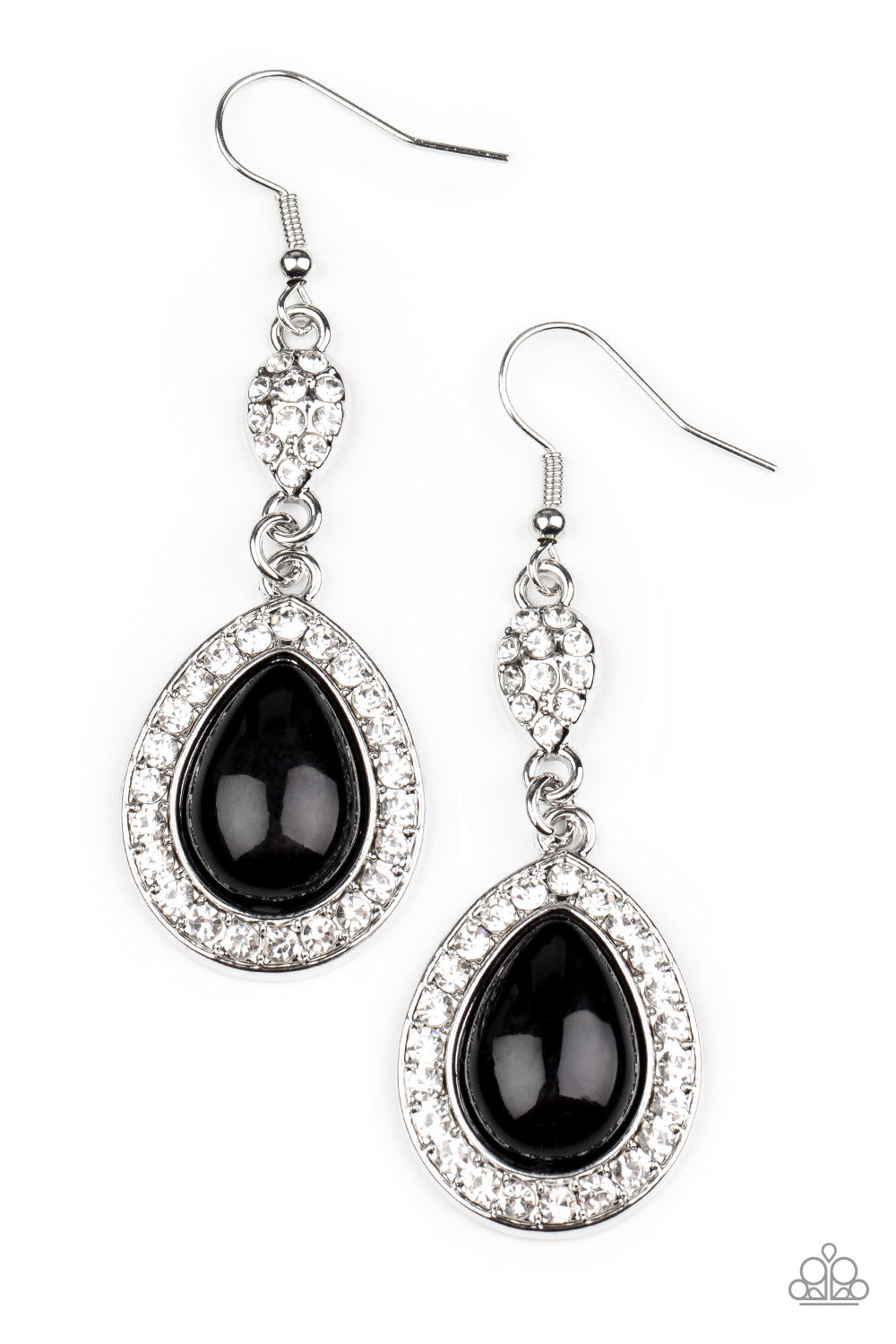 Paparazzi Accessories - Elite Elegance - Black Earring