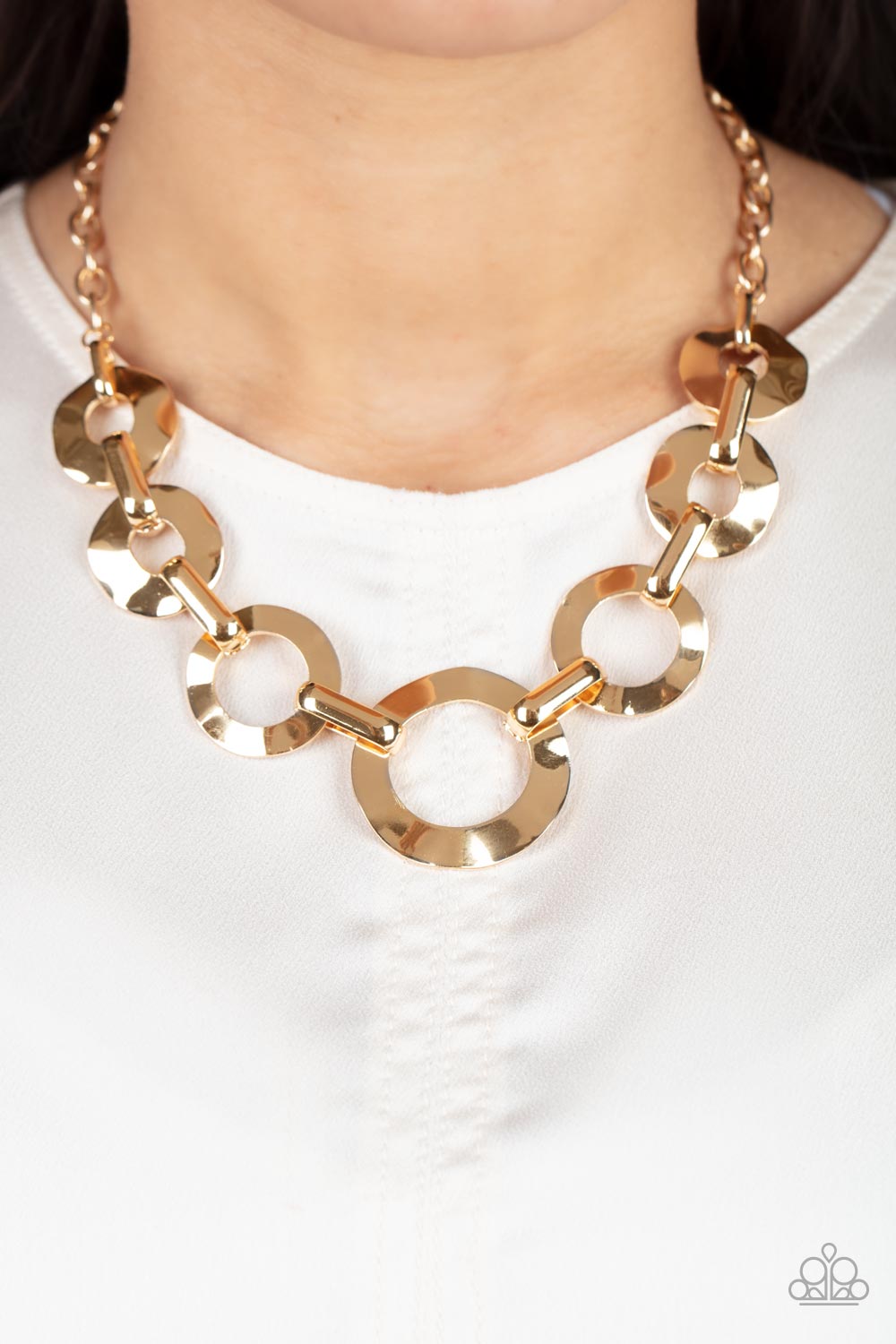 Paparazzi Accessories - Mechanical Masterpiece - Gold Necklace