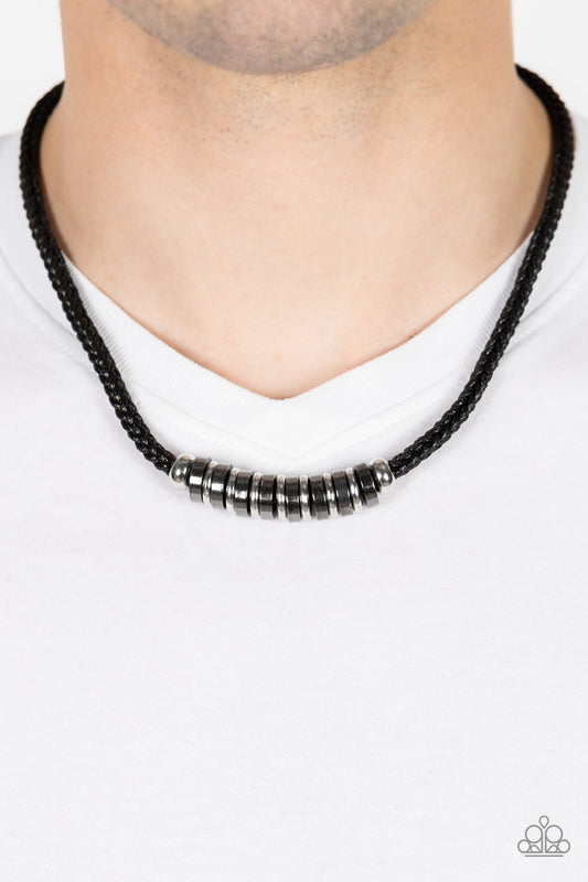 Paparazzi Accessories - Primitive Prize - Black Necklace