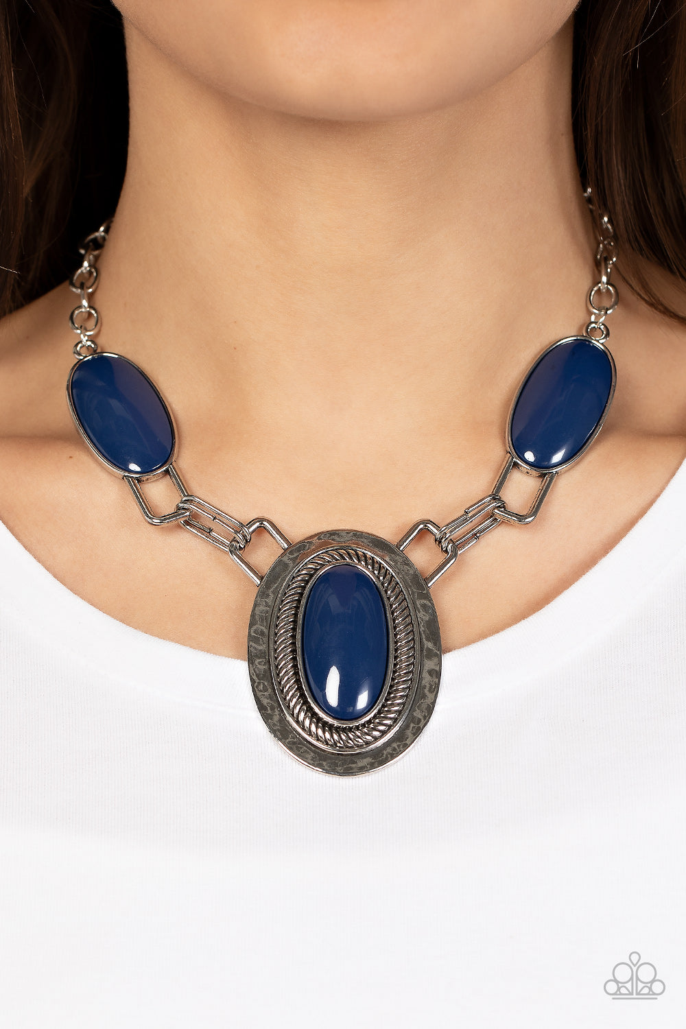 Paparazzi Accessories - Count to TENACIOUS - Blue Necklace