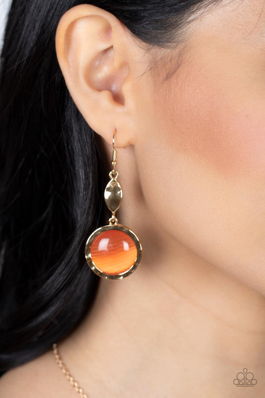 Paparazzi Accessories - Magically Magnificent - Orange Earring