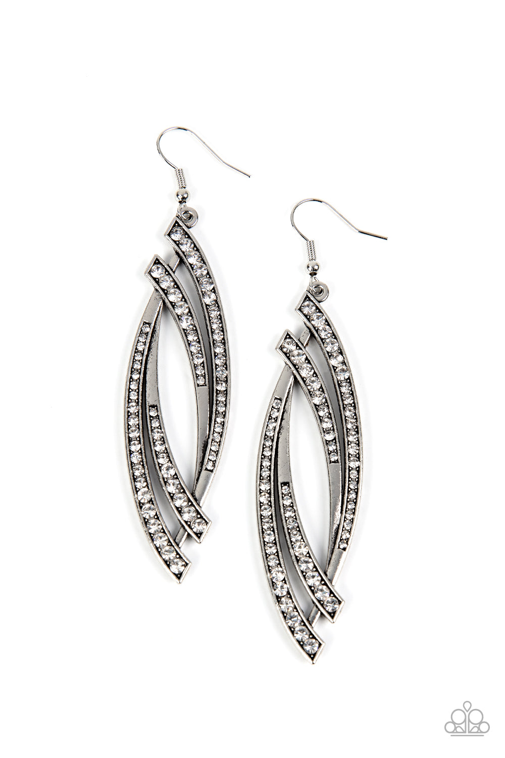 Paparazzi Accessories - Twinkle for Two - White Earring