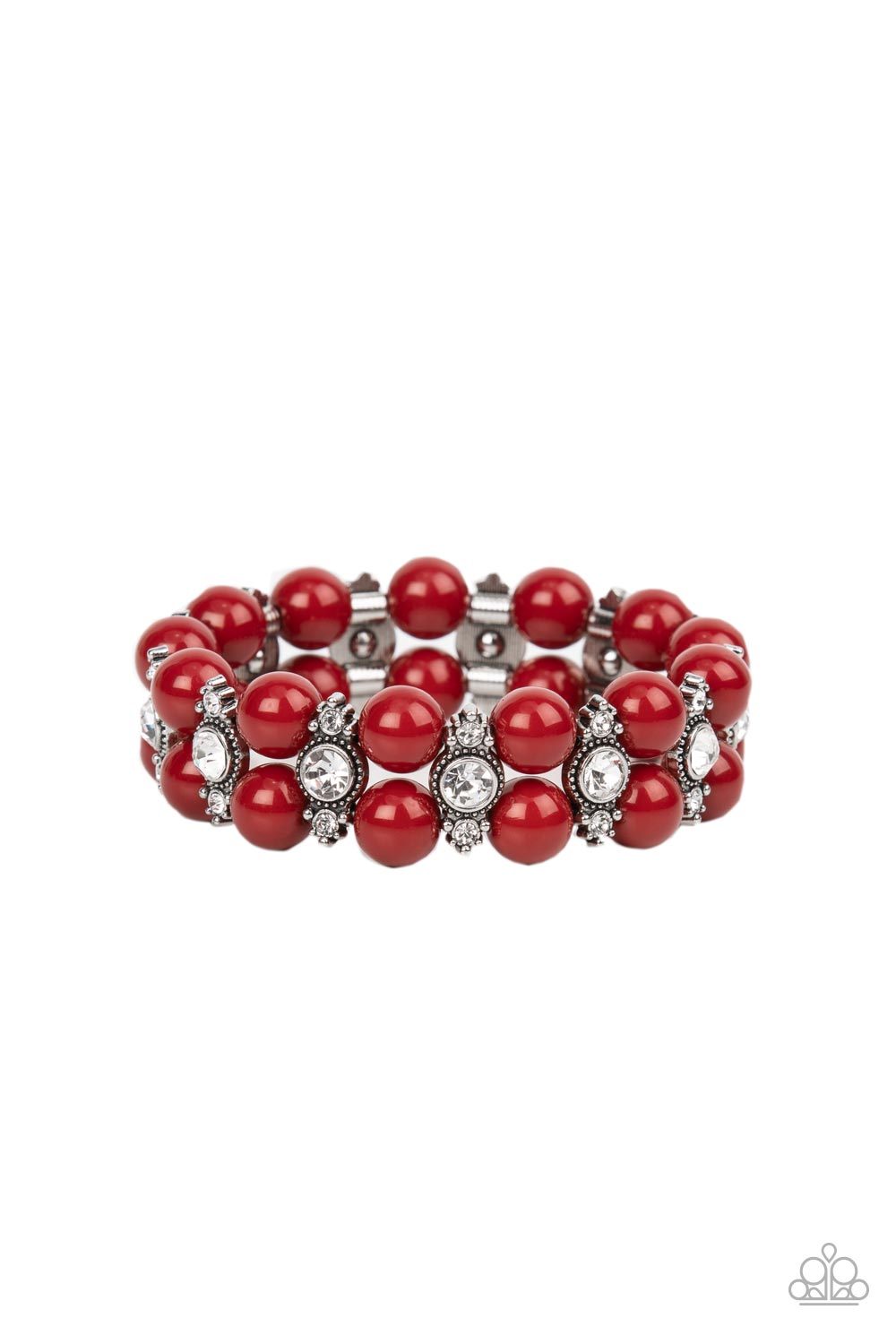 Paparazzi Accessories - Starlight Reflection - Red Bracelet