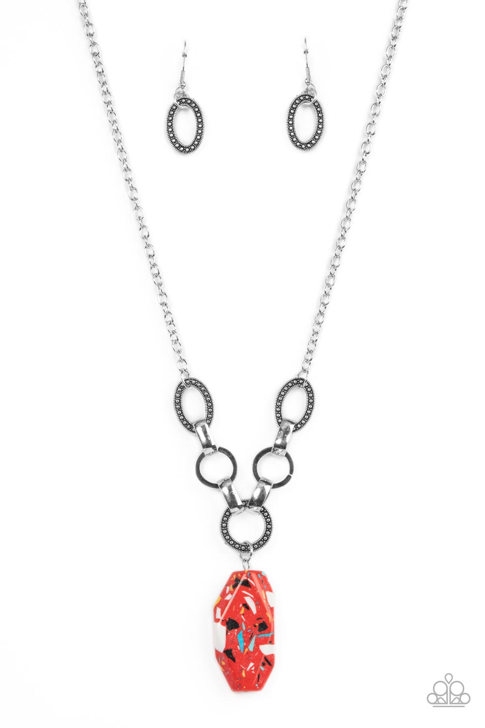 Paparazzi Accesssories - Mystical Mineral - Red Necklace