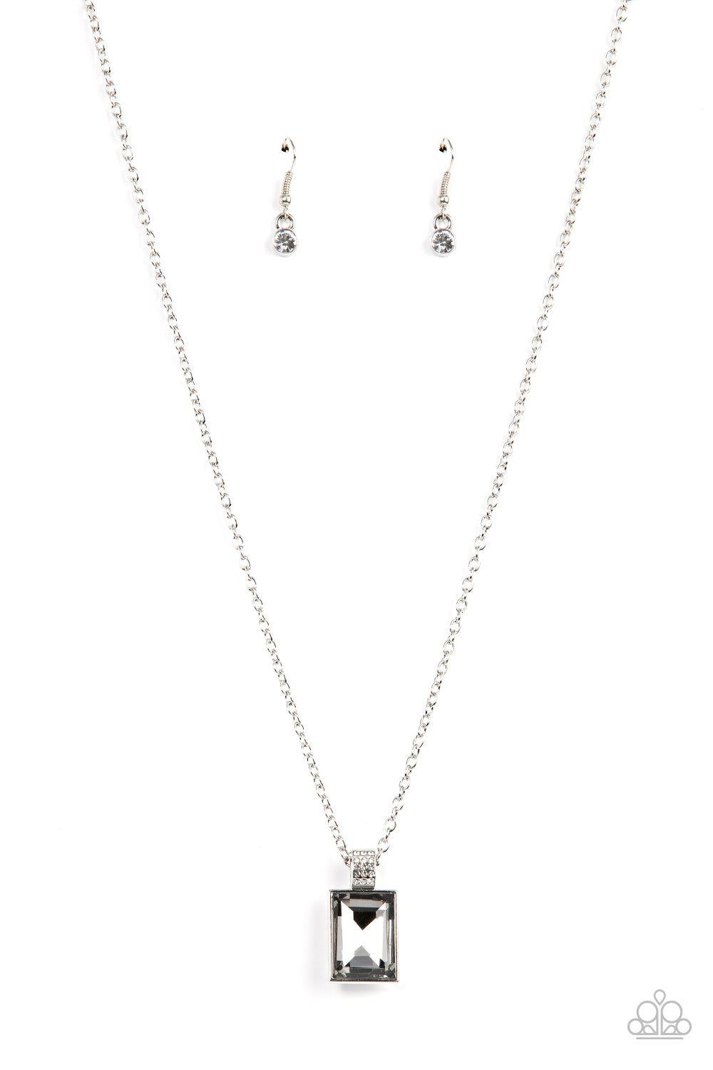 Paparazzi Accessories - Understated Dazzle - Silver Necklace