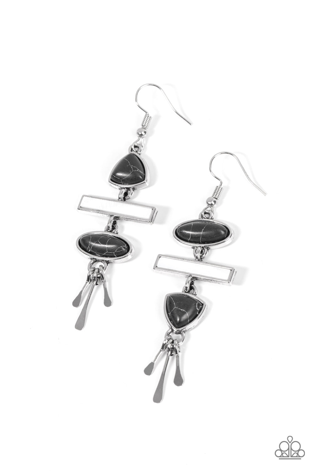 Paparazzi Accessories - Adventurously Artisan - Black Earring