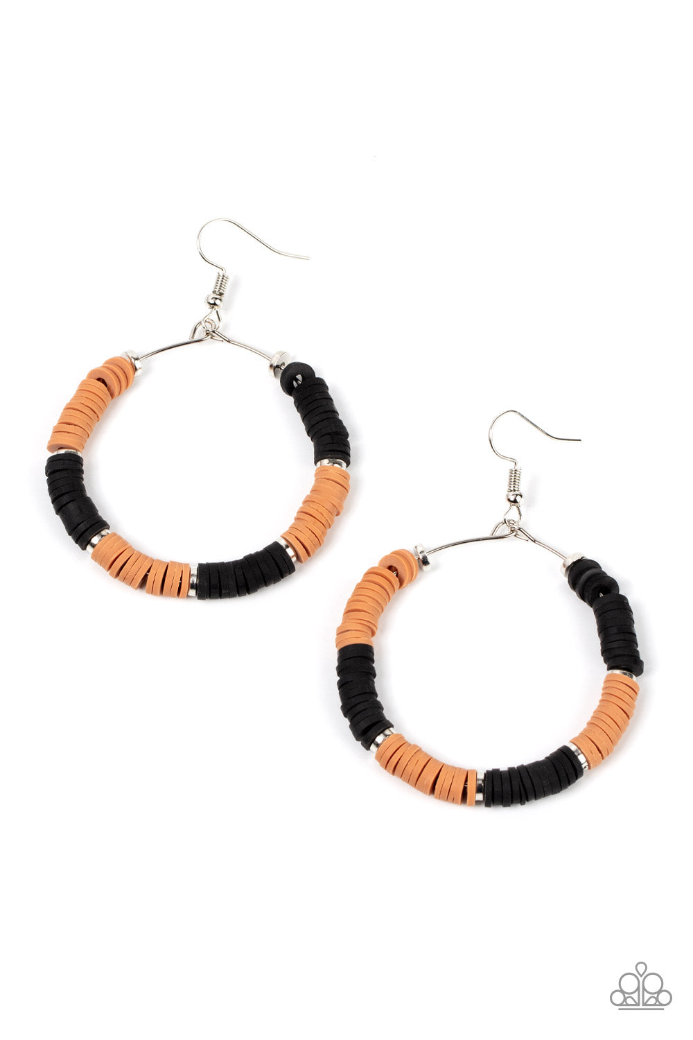 Paparazzi Accessories - Skillfully Stacked - Black Earring