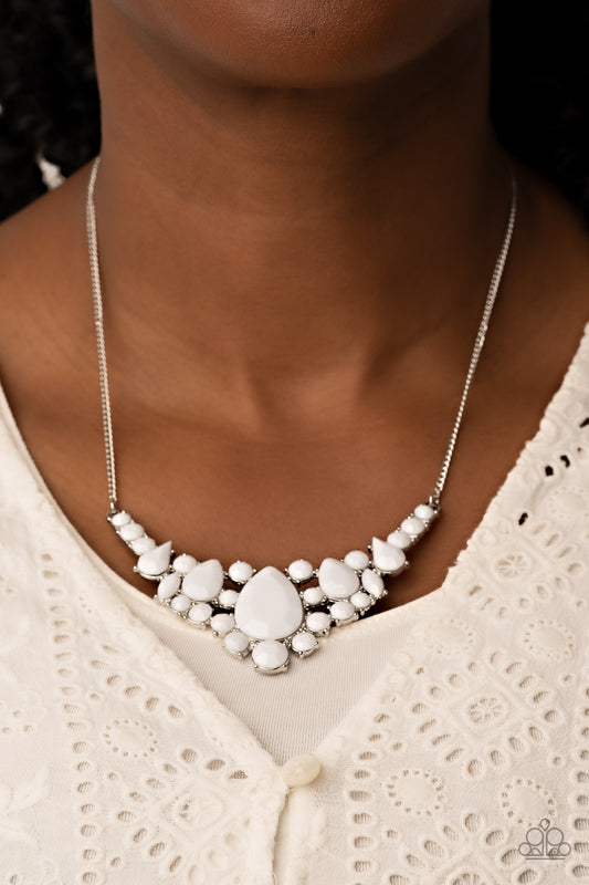 Paparazzi Accessories - Bali Ballroom - White Necklace