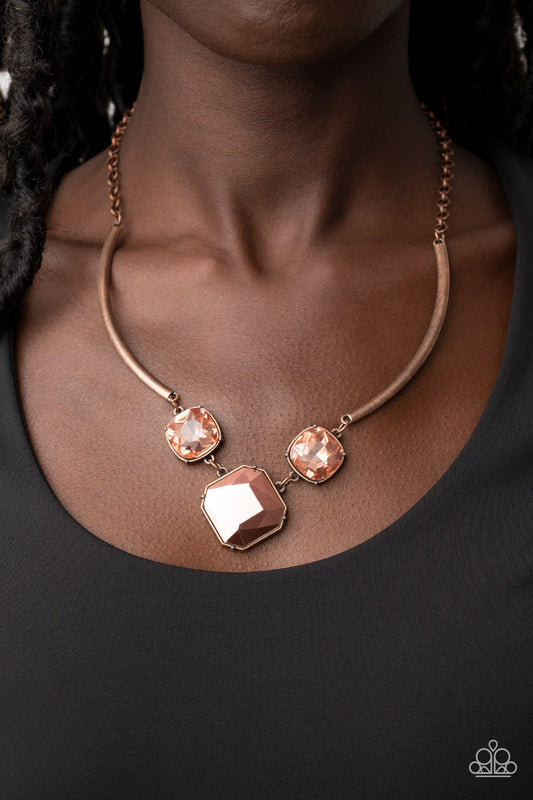 Paparazzi Accessories - Divine IRIDESCENCE - Copper Necklace