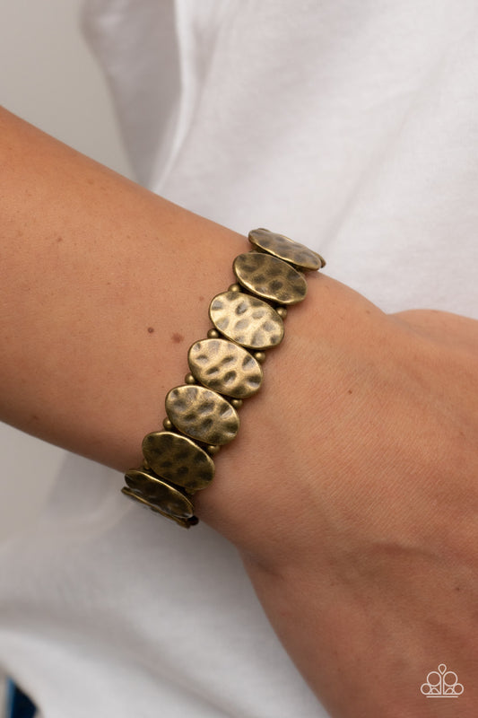 Paparazzi Accessories - Trinket Trek - Brass Bracelet